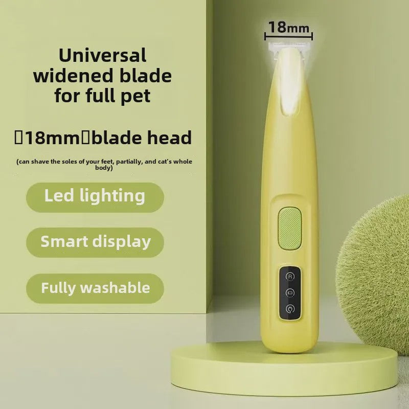 Waterdichte Hondentrimmer met LED Licht - Stille Werking & 18mm Breed Mes