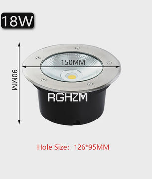 Waterdichte LED Grondspot IP67 - 3W/5W/10W/15W - Tuinverlichting Inbouw