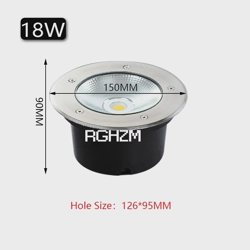 Waterdichte LED Grondspot IP67 - 3W/5W/10W/15W - Tuinverlichting Inbouw