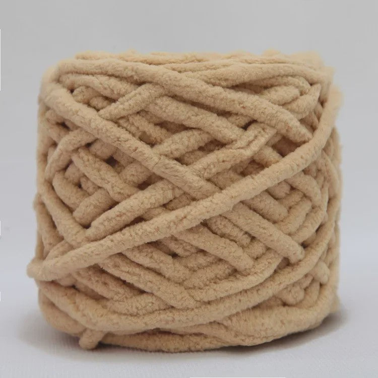 Chenille Garen 100g/bol - Super Zacht Dik Wol Garen voor Handbreien, DIY Sjaals & Projecten