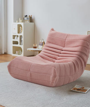 XXL Design Beanbag van Lamswol - Comfortabele Zitzak als Sofa, Fauteuil of Vloerkussen