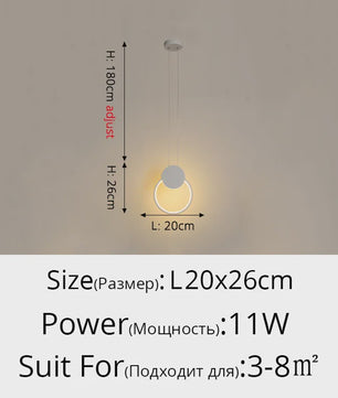 Moderne LED Hanglamp voor Eettafel & Keuken - Stijlvolle Plafondlamp met Sfeervolle Verlichting