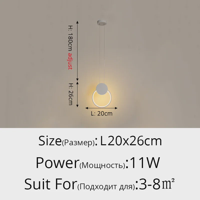 Moderne LED Hanglamp voor Eettafel & Keuken - Stijlvolle Plafondlamp met Sfeervolle Verlichting