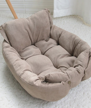 Multifunctionele Honden- en Kattenmand 3-in-1 | Zacht & Warm Slaapkussen