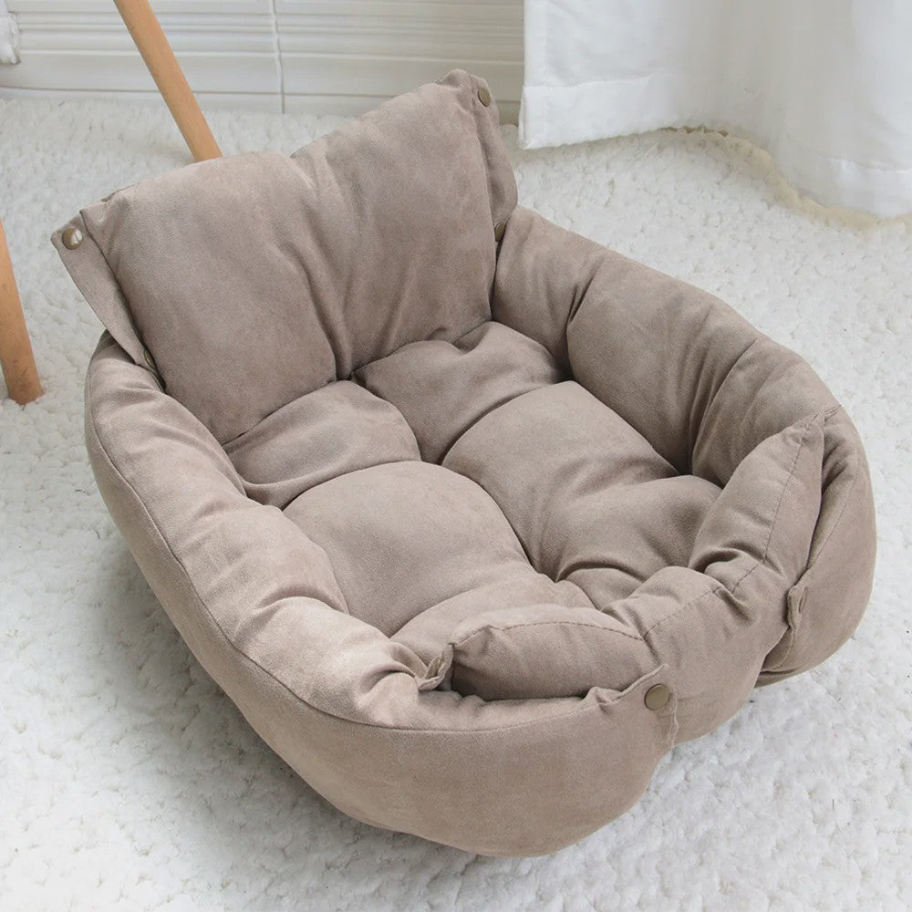 Multifunctionele Honden- en Kattenmand 3-in-1 | Zacht & Warm Slaapkussen