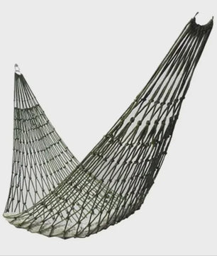 Draagbare Nylon Touw Hangmat - Ademende Mesh Schommelstoel voor Buiten & Binnen