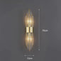 Luxe Wandlamp Goudkleurig Met Kristallen Buisjes - Up/Down Verlichting