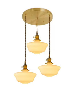 Japanse Glazen Hanglamp – Minimalistisch Nordic Design – LED E27 – Verstelbaar Snoer 200 cm – Sfeervolle Interieurverlichting