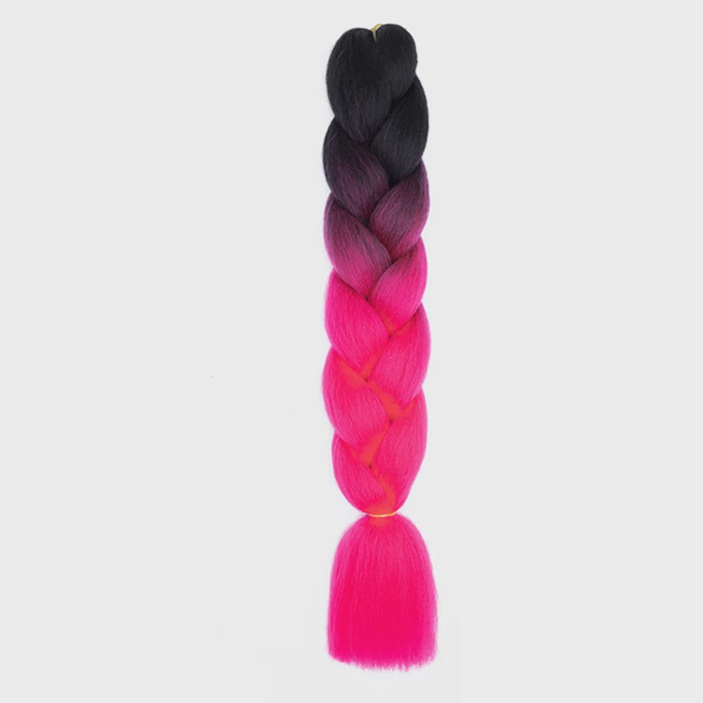 24 Inch Jumbo Braiding Hair Synthetisch Haar Ombre Crochet Braid Extensions voor Dames