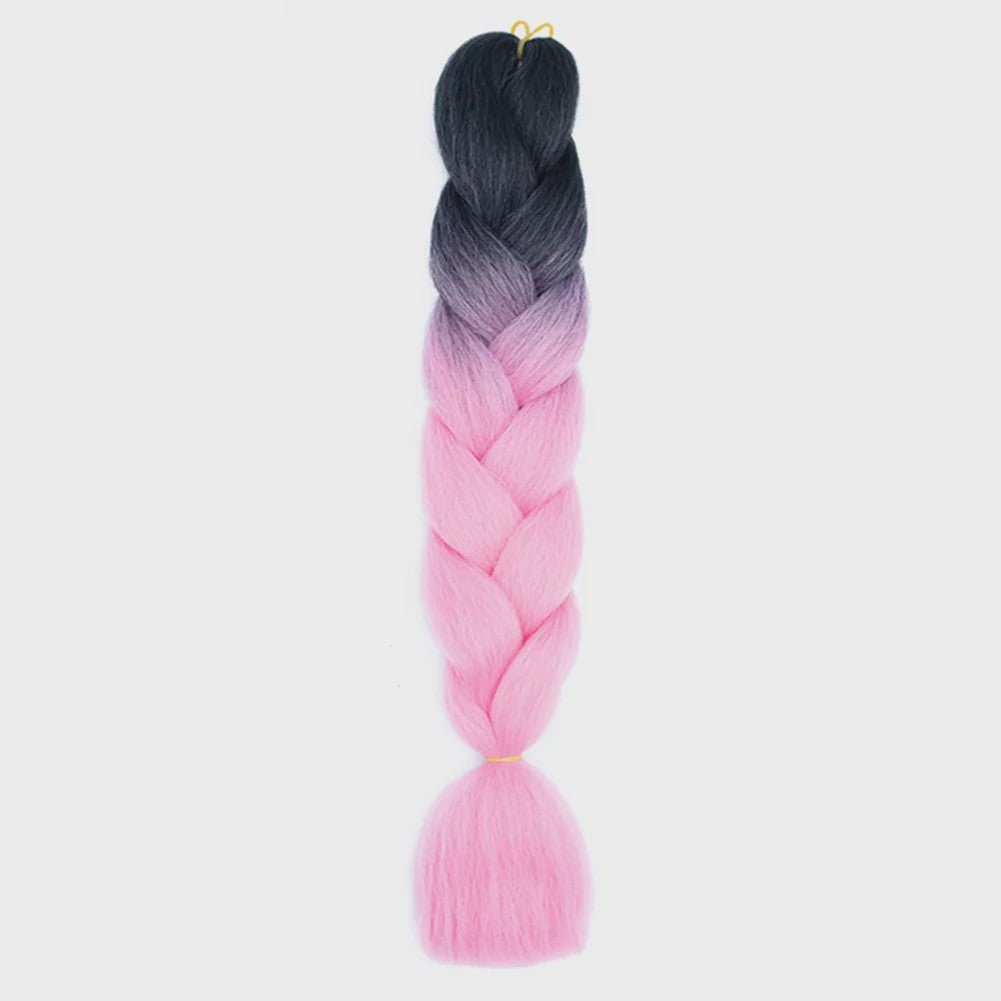 24 Inch Jumbo Braiding Hair Synthetisch Haar Ombre Crochet Braid Extensions voor Dames