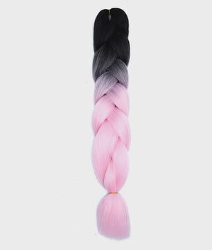 24 Inch Jumbo Braiding Hair Synthetisch Haar Ombre Crochet Braid Extensions voor Dames