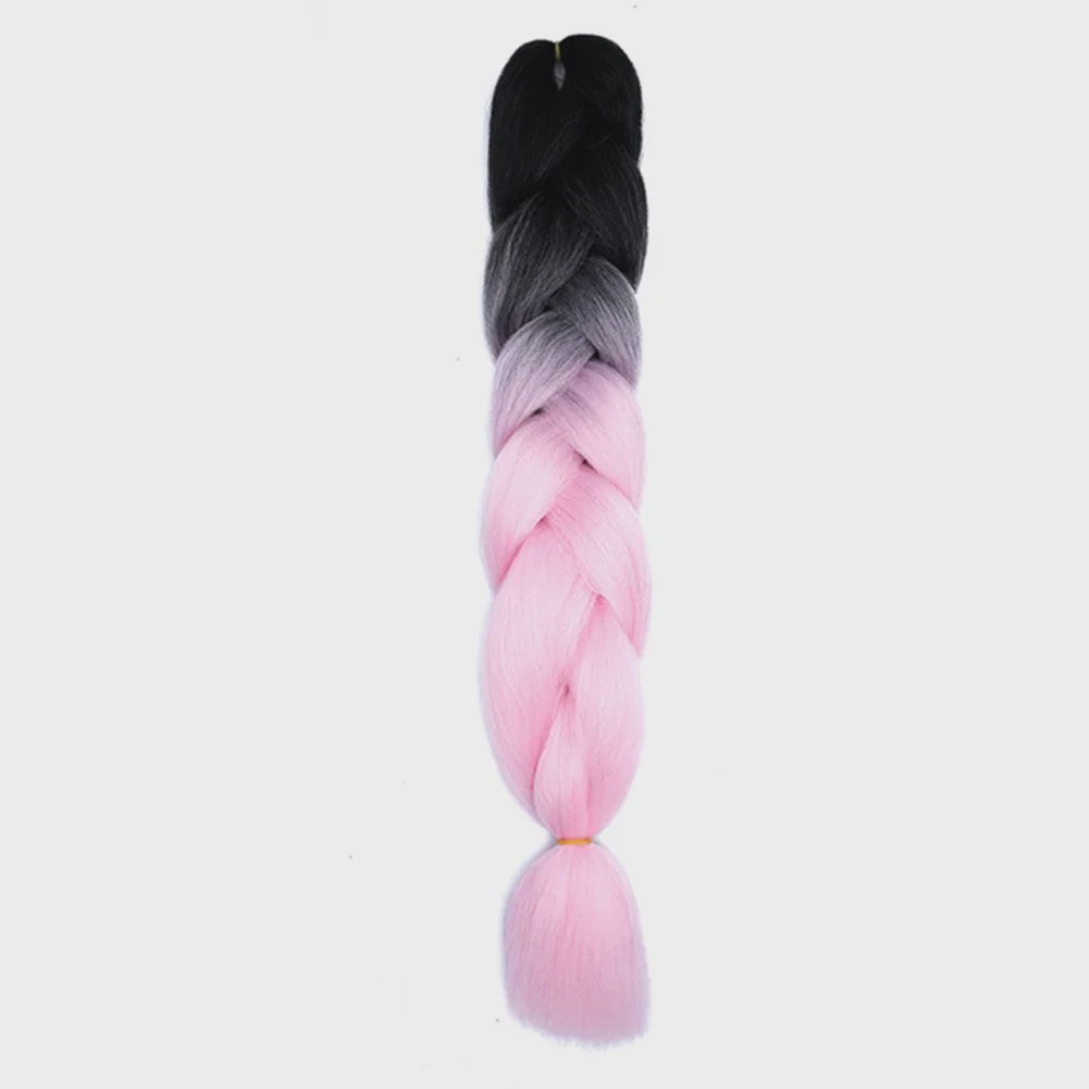 24 Inch Jumbo Braiding Hair Synthetisch Haar Ombre Crochet Braid Extensions voor Dames