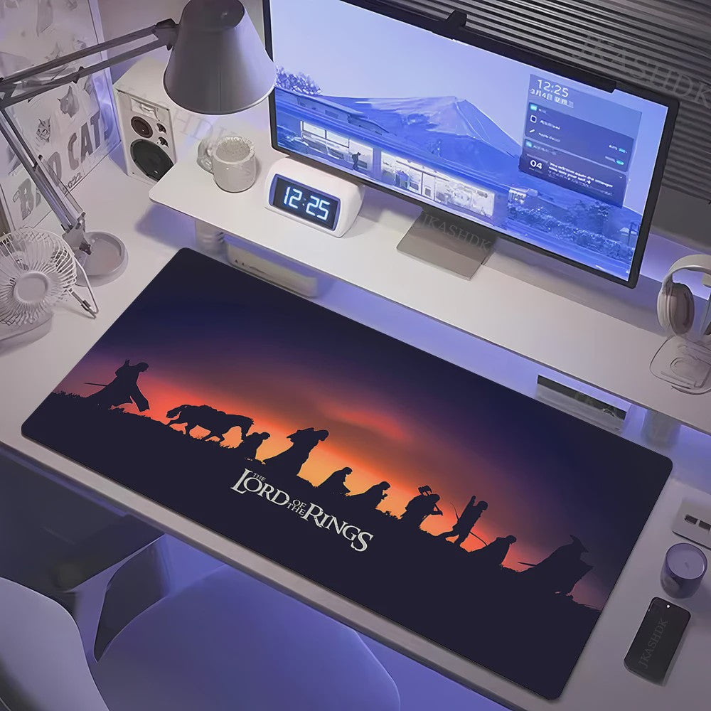 Grote Gaming Muismat XL - Lotrs Film Thema Deskmat voor PC & Bureau