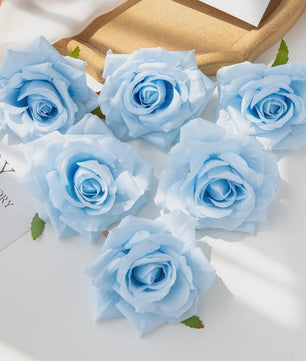 100x Kunst Rozen Hoofden 10cm - Decoratie voor Bruiloft, Kerst, Scrapbooking & Meer
