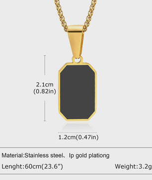 Stijlvolle Gouden Heren Ketting met Kruis Hanger - Roestvrij Staal, Vintage Mode Sieraden