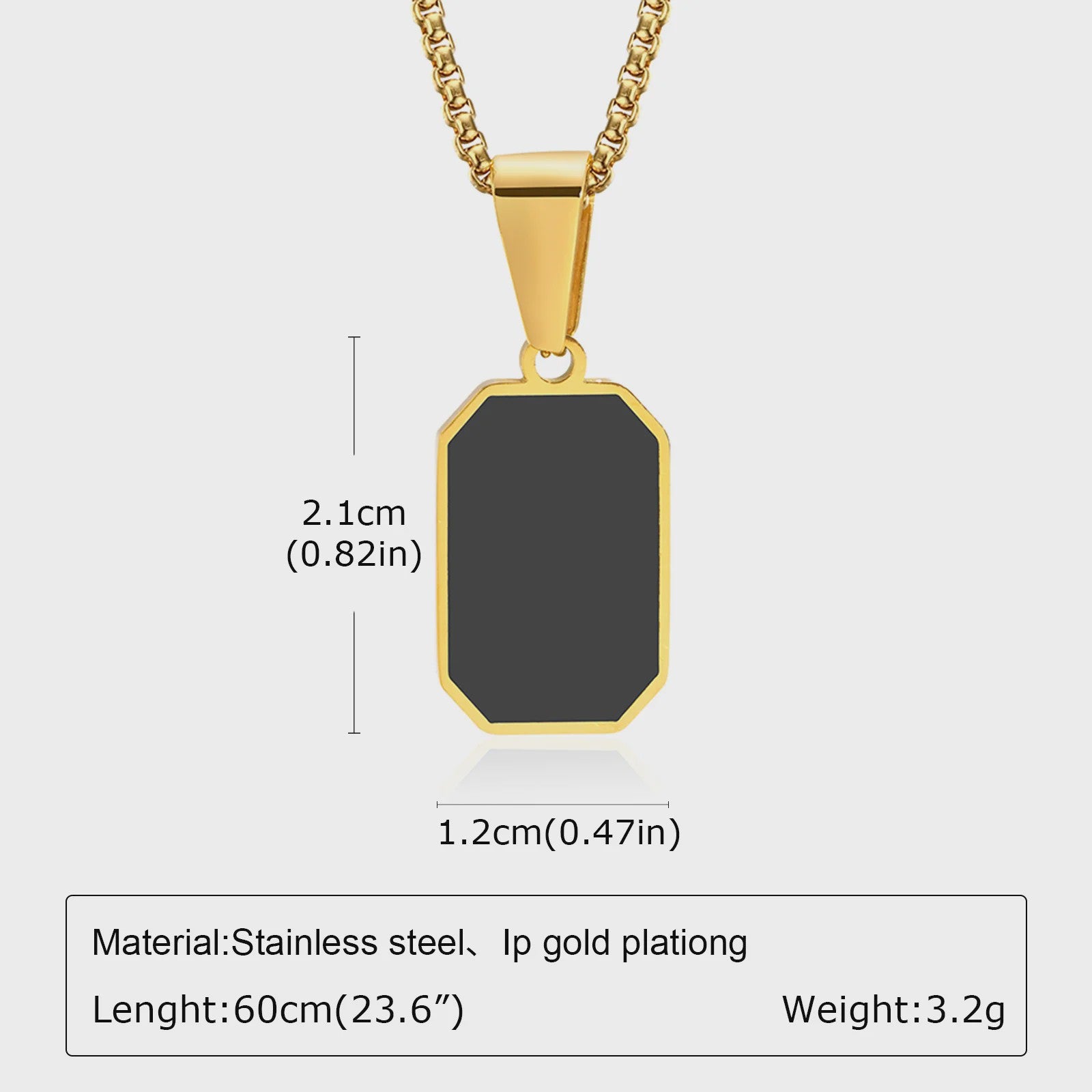 Stijlvolle Gouden Heren Ketting met Kruis Hanger - Roestvrij Staal, Vintage Mode Sieraden