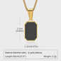 Stijlvolle Gouden Heren Ketting met Kruis Hanger - Roestvrij Staal, Vintage Mode Sieraden