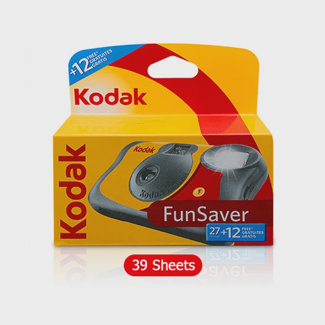 Kodak FunSaver Wegwerpcamera 35mm met Flits - Waterdicht - 27 Opnames