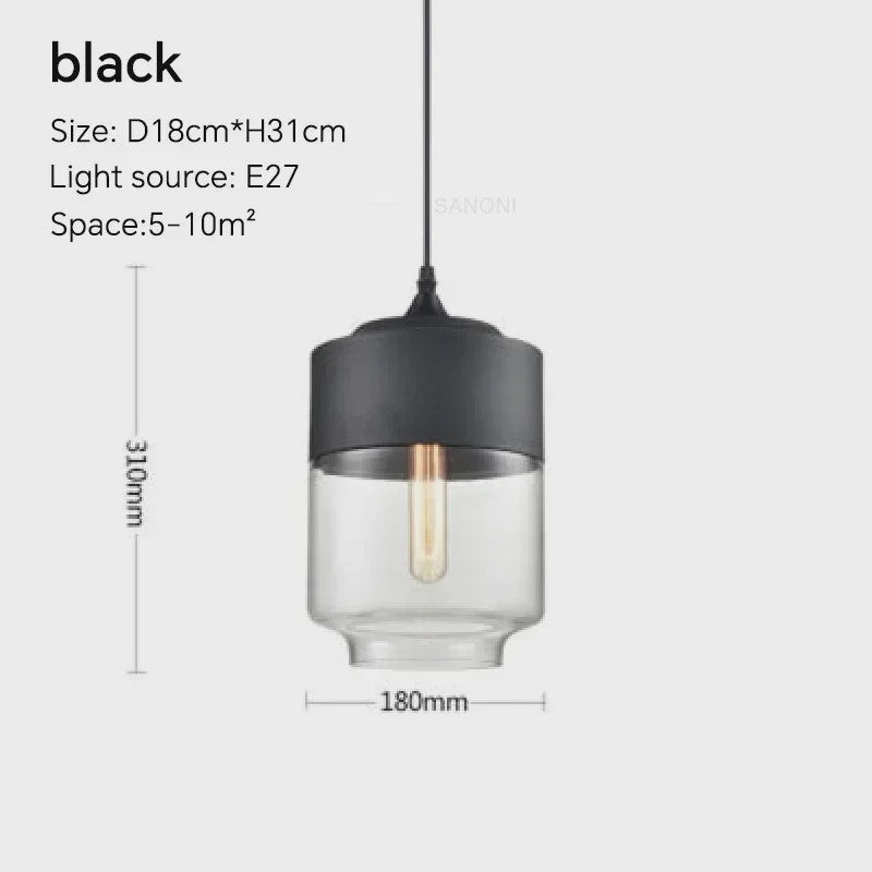 Scandinavische Houten LED Glas Hanglamp - Modern Design voor Woonkamer, Slaapkamer & Eetkamer