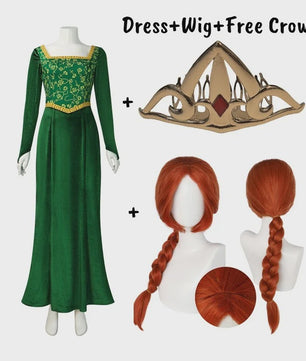 Prinses Fiona Jurk - Shrek Cosplay Kostuum voor Dames | Halloween & Feest