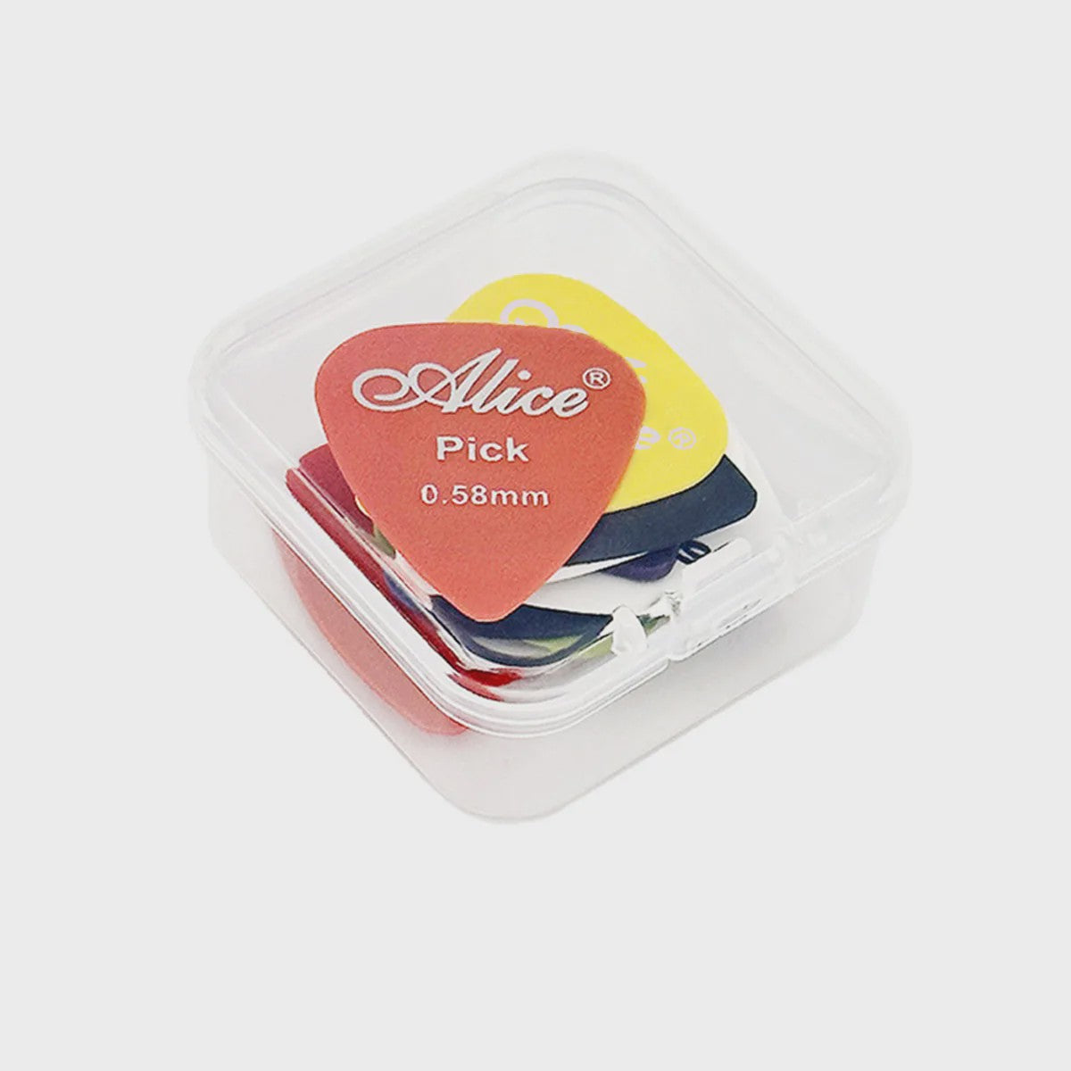 Alice Gitaar Plectrum Set - Diverse Diktes (0.58mm t/m 1.50mm) - 12/24/50/100 Stuks