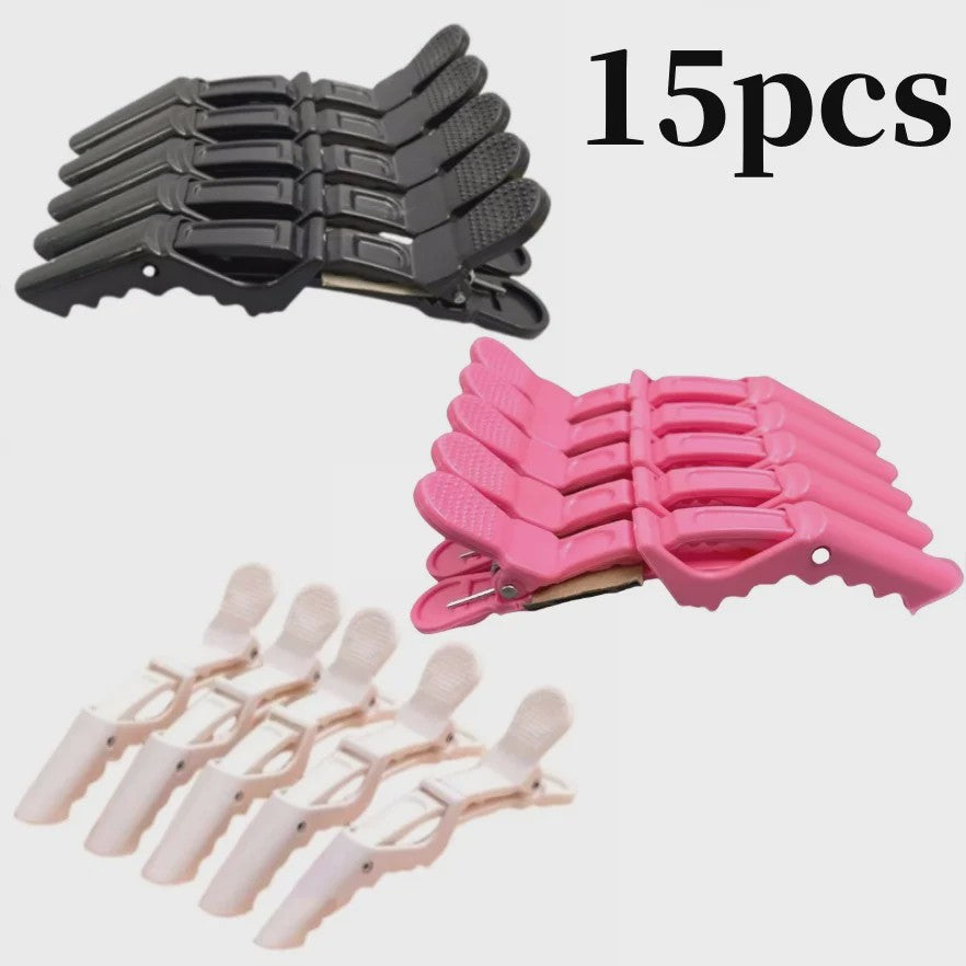Set van 5-30 Stuks Alligator Haarclips - Professionele Anti-slip Klemmen voor Styling