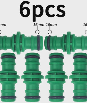 Set van 6 Tuinslang Koppelingen - 3/4" & 1/2" - Snelkoppeling voor Reparatie & Irrigatie