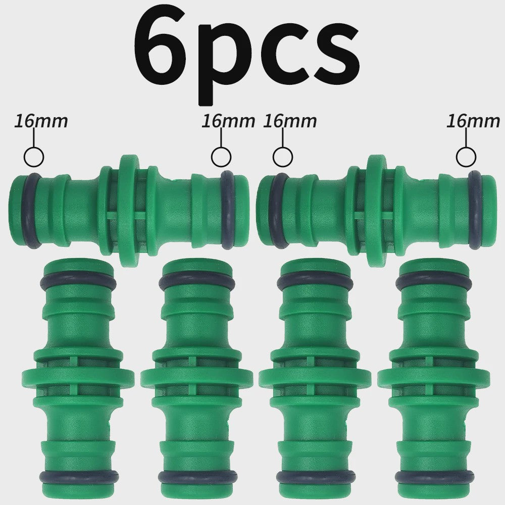 Set van 6 Tuinslang Koppelingen - 3/4" & 1/2" - Snelkoppeling voor Reparatie & Irrigatie