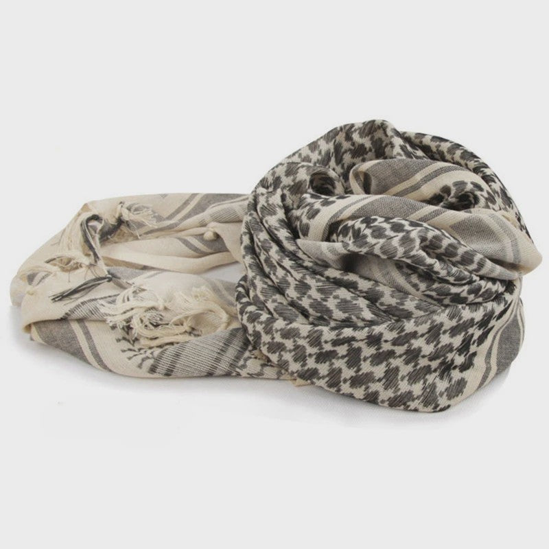 Tactische Keffiyeh Shemagh Sjaal - Katoenen Hoofddoek en Nekwarmer