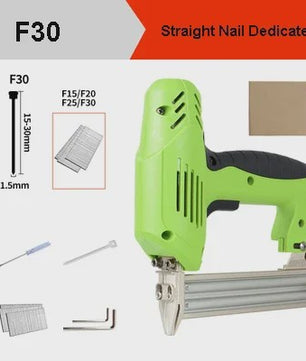 Krachtige 220V Elektrische Nietmachine voor Houtbewerking - F30 Spijkers