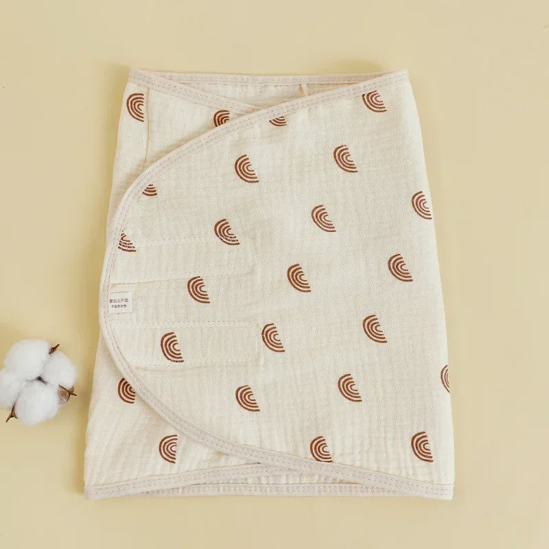 Zachte Katoenen Baby Swaddle Wrap (0-6 mnd) - Anti-schrik slaapwikkel voor pasgeborenen