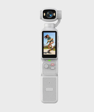 4K Handheld Gimbal Actiecamera met 180° Draaibare Lens - Anti-shake Pocket Vlog Camera