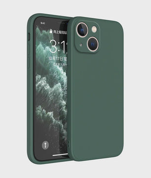 Luxe Vloeibare Siliconen Hoesje met Camera Bescherming voor iPhone 14 Plus, 11, 12, 13, 14 Pro Max, 12 Mini, 13 Mini