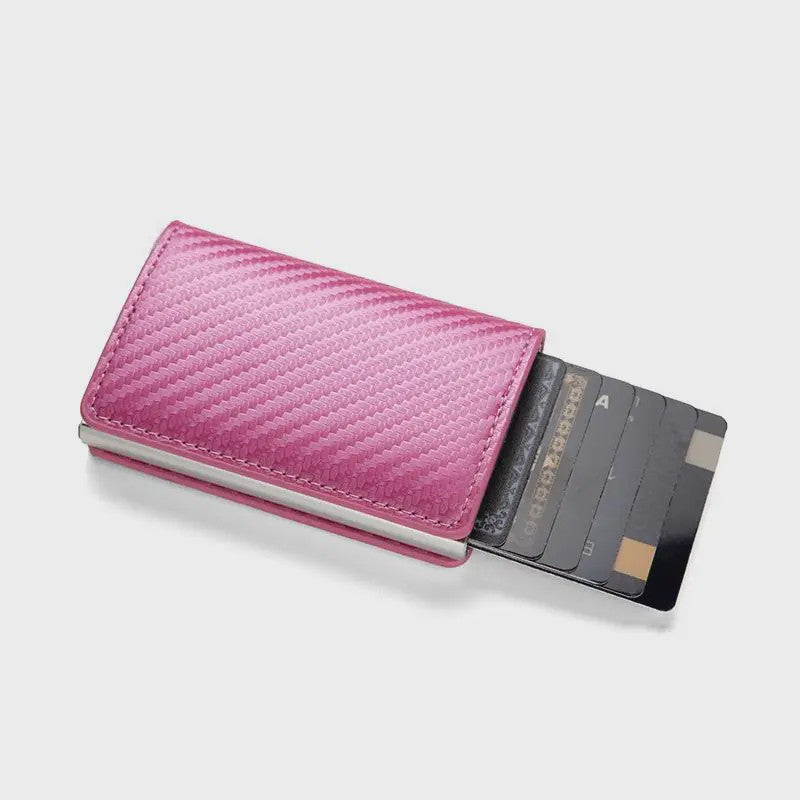 Minimalistische Anti-diefstal RFID Kaarthouder Portemonnee van PU Leer - Slim & Veilig