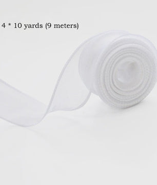 Luxe Chiffon & Organza Lint - Perfect voor Knutselen, Cadeauverpakking & Bruiloftsdecoratie