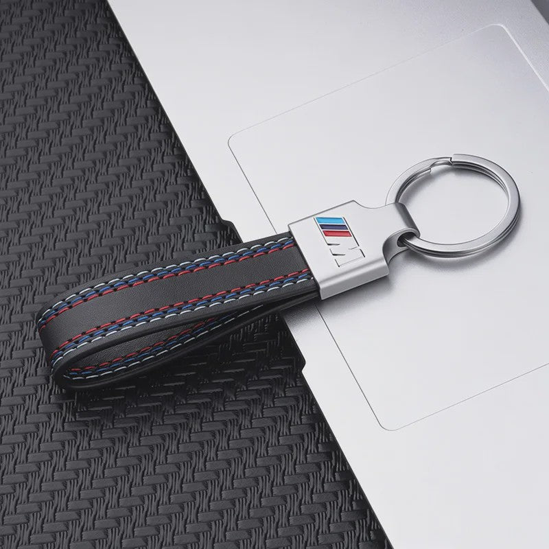 Luxe Lederen Sleutelhanger BMW M - Sportief Design voor BMW 1-7 Serie, X1-X7