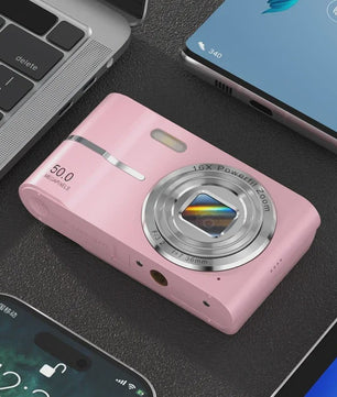 50MP Digitale Camera met 16x Zoom & 4K Video - Ideaal voor Studenten & Outdoor Avonturen