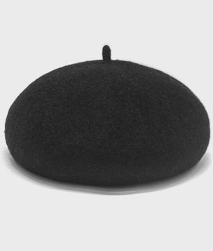 Dames Baret Hoed - Vintage Wol Baret Cap voor Herfst & Winter