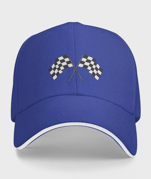 Baseball Cap Heren - F1 Formule 1 Race Vlag Design - Verstelbaar & Stijlvol
