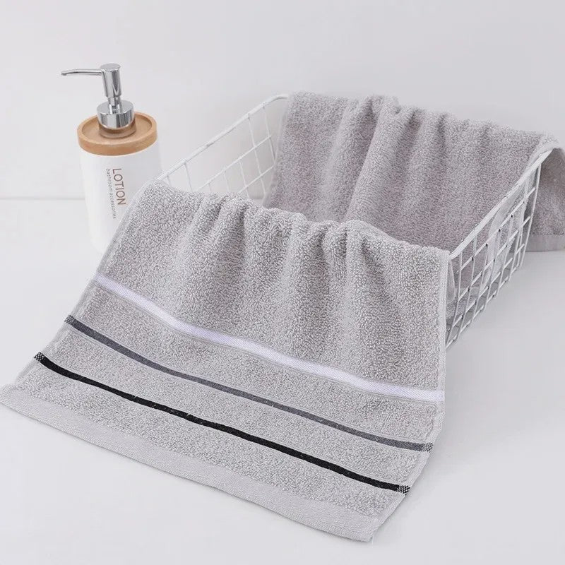 Pluche Katoenen Handdoekenset - Zacht & Absorberend, Diverse Kleuren