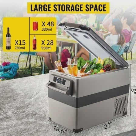 Draagbare Vriezer Koelbox 22-45L - Compressor Koeling voor Auto, Camping & Buiten
