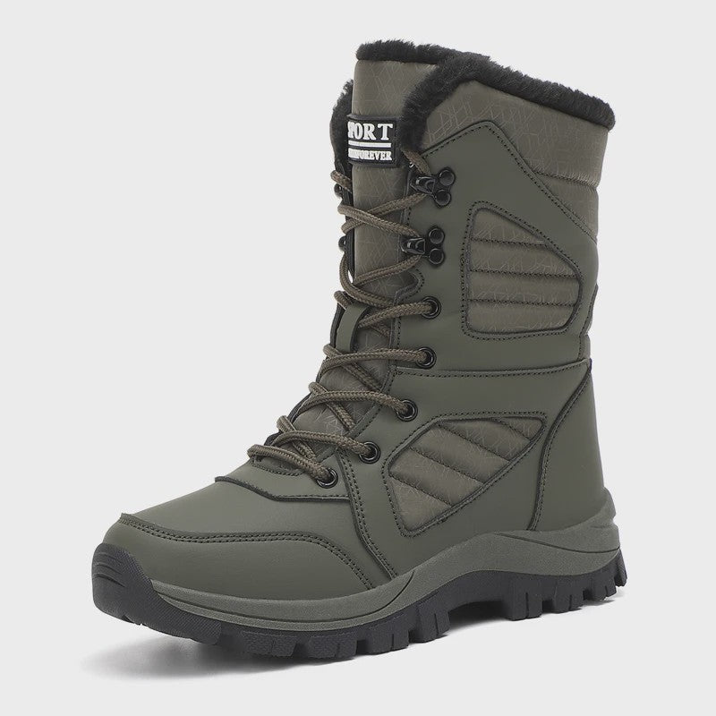 Dames Winter Snowboots Hoge Schacht - Waterdicht & Warm