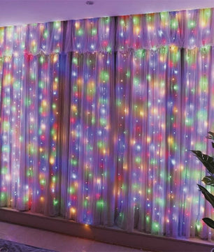 LED Gordijn Lichtjes met Afstandsbediening - USB Feestverlichting voor Huis, Bruiloft & Kerst