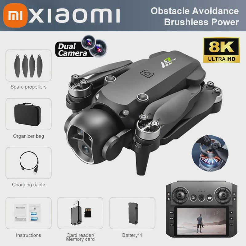 Xiaomi M7 GPS Drone met 8K HD Dual Camera, Obstacle Avoidance en Screen Remote Control