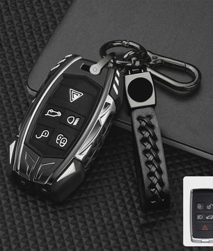 Luxe Autosleutel Cover Hoesje voor Land Rover & Jaguar - Beschermend & Stijlvol