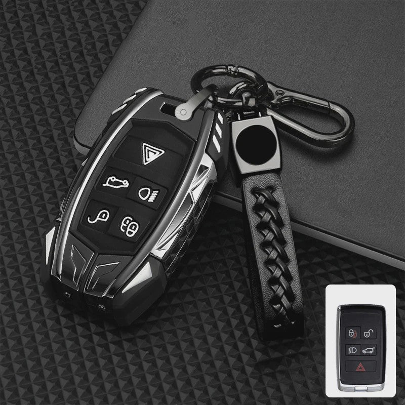 Luxe Autosleutel Cover Hoesje voor Land Rover & Jaguar - Beschermend & Stijlvol