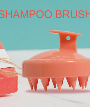 Siliconen Hoofdmassage Borstel - Zachte Scalp Massager voor Shampoo & Ontspanning