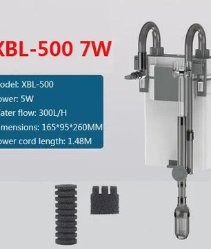 SUNSUN XBL Hang-on Aquarium Filter - Klein, Stil en Efficiënt Extern Filter