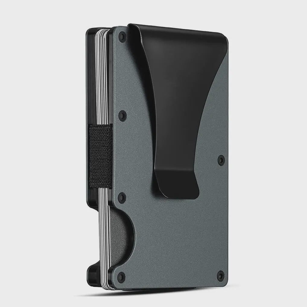 Minimalistische RFID Portemonnee - Slanke Kaarthouder met Geldclip