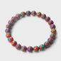 8mm Natuurlijke Malachiet Edelsteen Armband - Handgemaakt, Elastisch